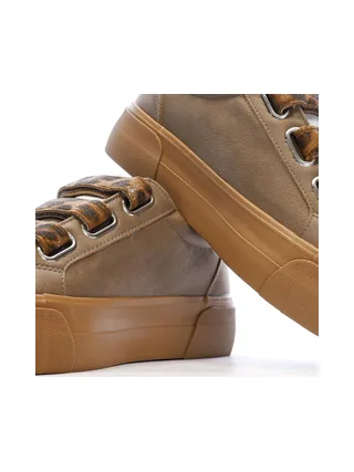 Baskets Beige Kaporal Clovia Leopard 7