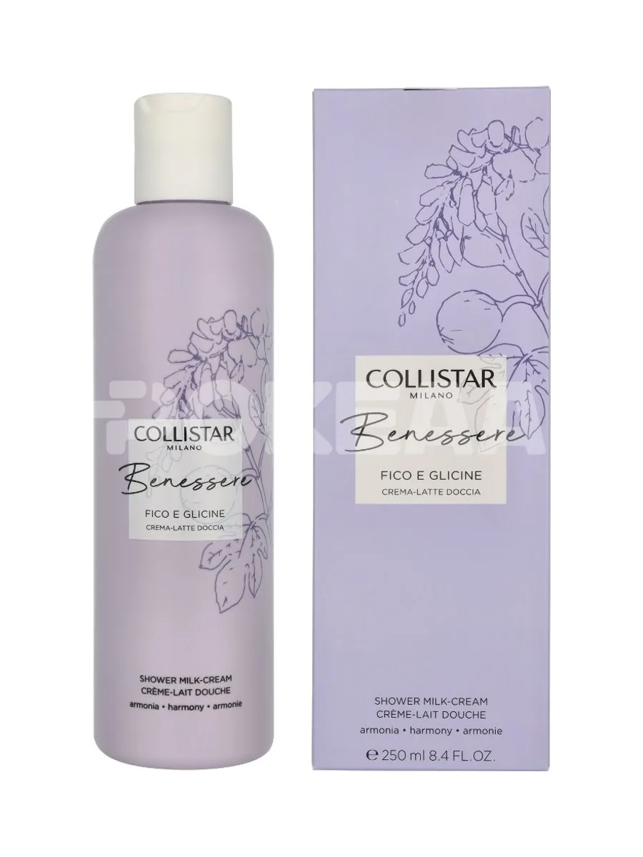 Collistar Benessere Fig And Wisteria Shower Milk Cream 250ml 1