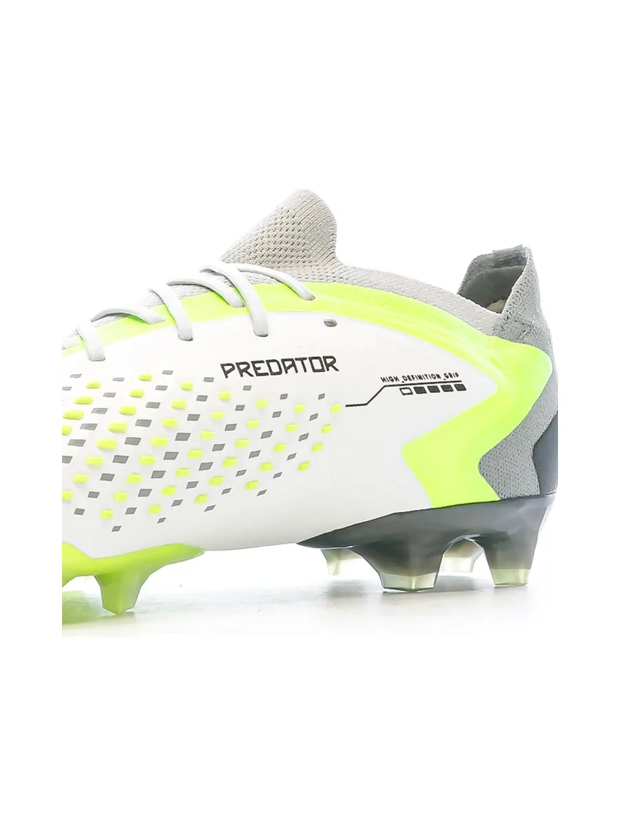 Chaussures de foot Blanc/Vert football Homme Adidas Predator Accuracy.1 L AG 8