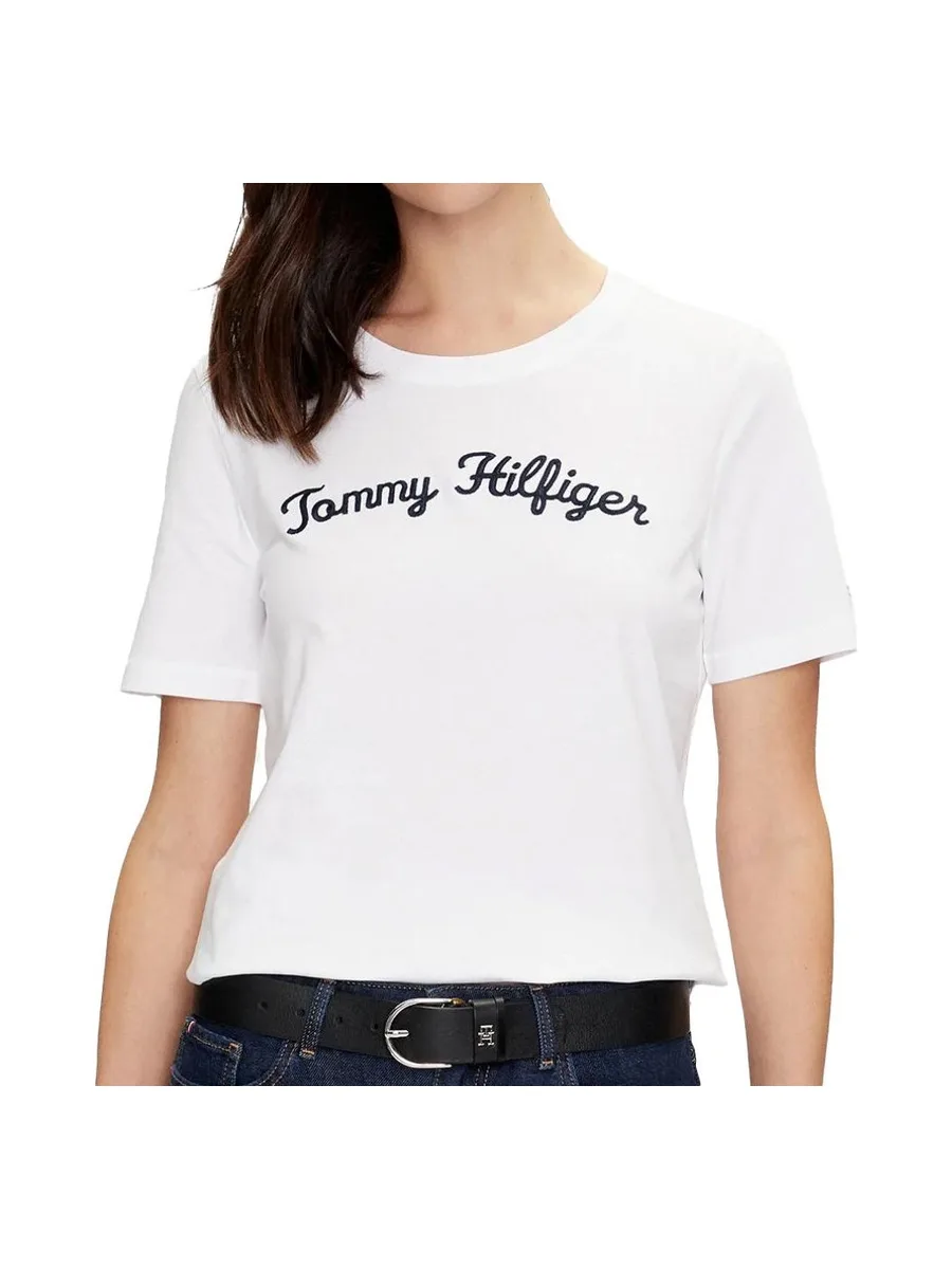 T-shirt Blanc Femme Tommy Hilfiger Breezy 2