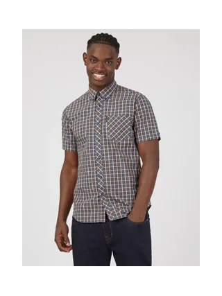 Chemise à manches courtes à carreaux BEN SHERMAN Signature House Check 2