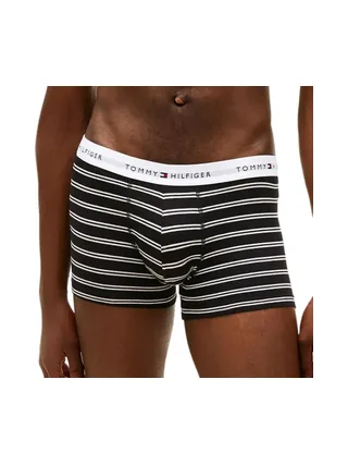X3 Boxers Noir/Blanc Homme Tommy Hilfiger Trunk Print+ 2