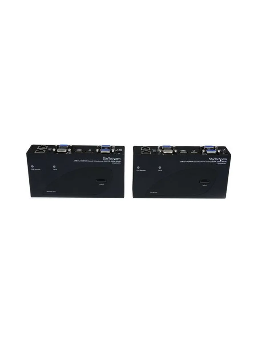 USB Dual VGA over Cat5 KVM Extender 2