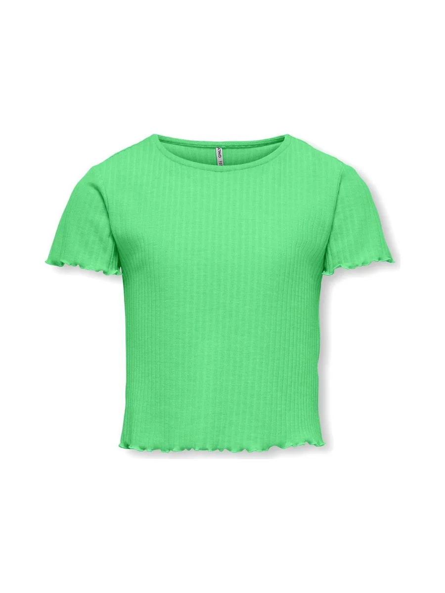T-shirt Vert Fille Only Kids Ognella 1