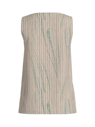 T-Shirt Beige/Vert Femme Vila Vithua 2