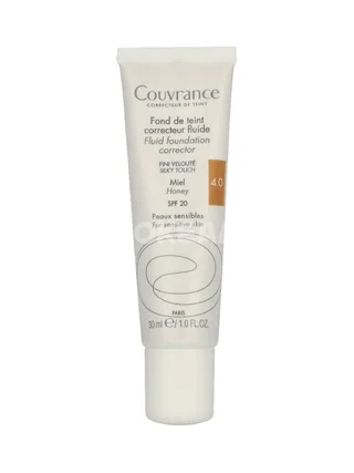Avene Couvrance Fluid Foundation Corrector SPF20 30ml - #4.0 Honey 2