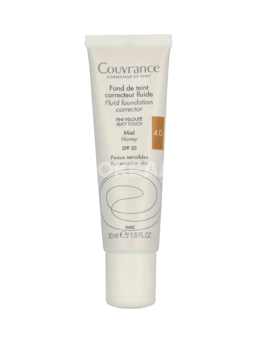 Avene Couvrance Fluid Foundation Corrector SPF20 30ml - #4.0 Honey 2