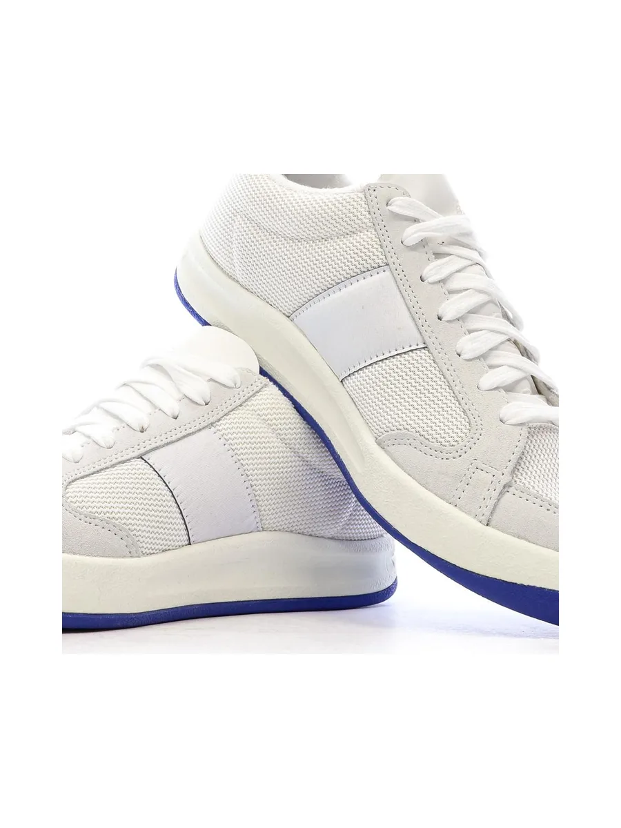 Baskets Blanc/Bleu Mixte Le Coq Sportif Terra 8