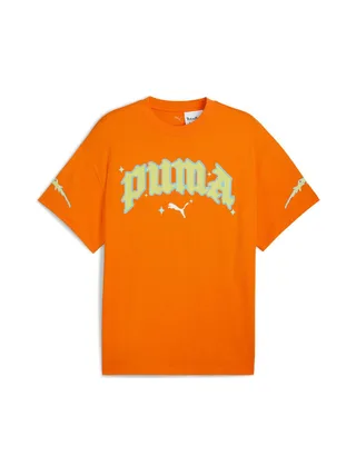 T-Shirt Orange/Jaune Homme Puma Hoops X Rick And Morty 1