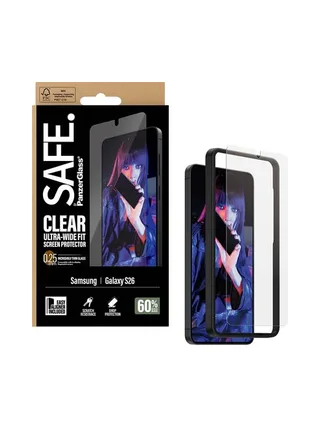 PanzerGlass SAFE. by ® Screen Protector Samsung Galaxy S26 | Ultra-Wide Fit w. EasyAligner 5