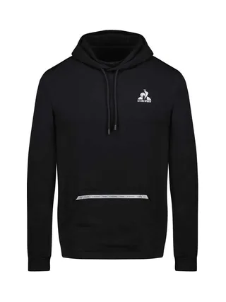 Sweat à Capuche Noir Homme Le Coq Sportif Training Hoody N°2 1