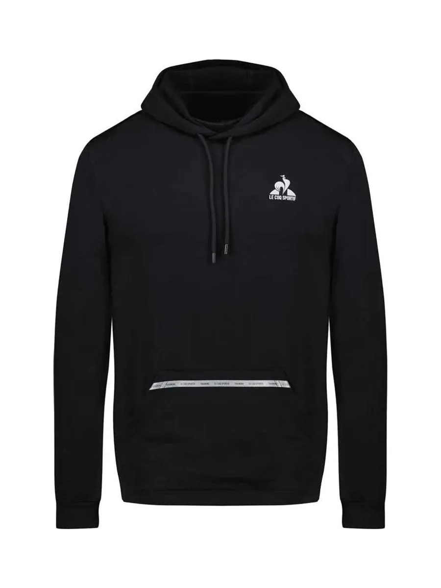 Sweat à Capuche Noir Homme Le Coq Sportif Training Hoody N°2 2