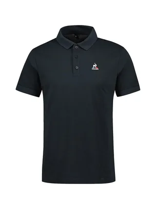 Polo Noir Homme Le Coq Sportif 2111403 1