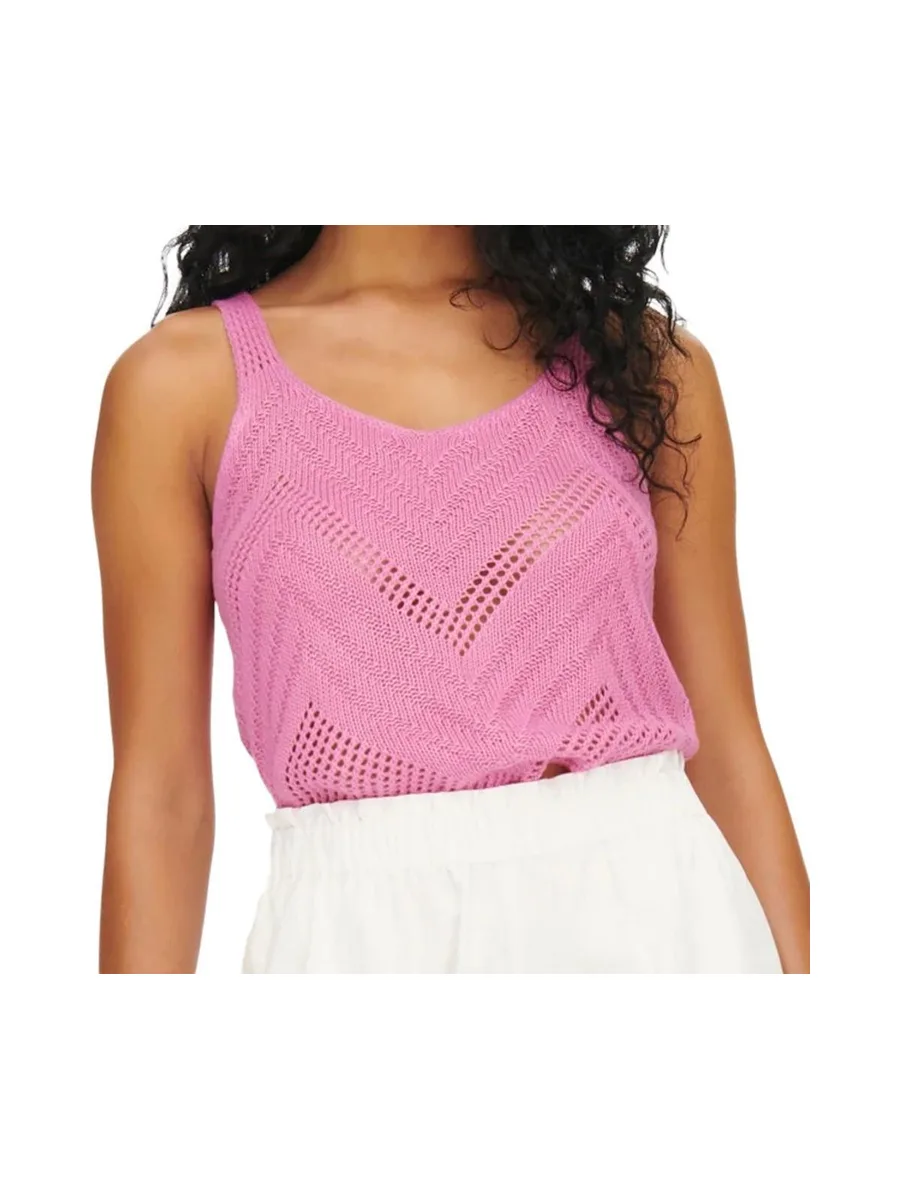 Débardeur maille Rose Femme JDY Sun 2