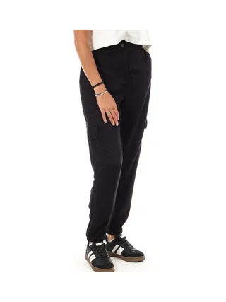 Pantalon Fluide Noir Femme Lee Cooper Okarta 1