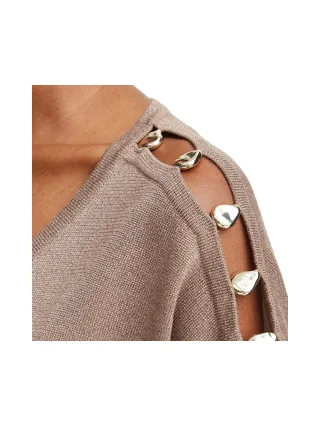 Pull Taupe Femme Morgan MRINGO 3
