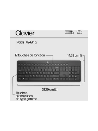 HP 230 Wireless Keyboard Black EMEA-INTL 4