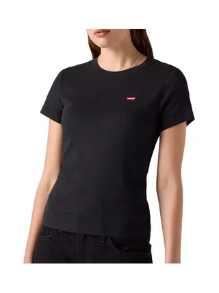 T-Shirt Noir Femme Levi's Essential Neutral 1