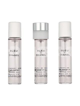 Chanel Bleu De Chanel Pour Homme Giftset 60ml - 3x Edp Spray 20ml Refill - Travel Sprays 2