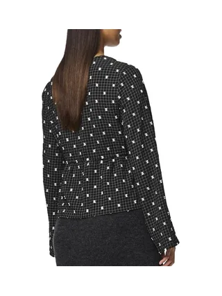 Blouse Noir Femme Pieces Novalee 2