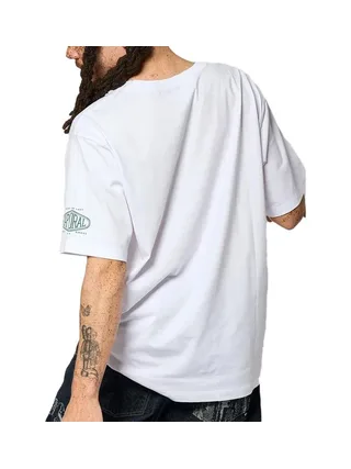 T-shirt Blanc/Marine Homme Kaporal VORTOH 2