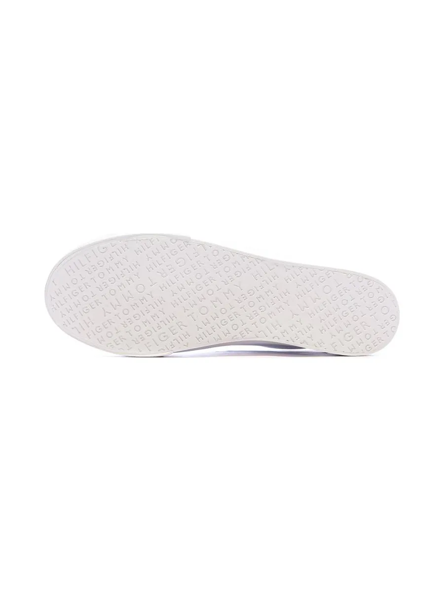 Baskets Blanches/Argent Femme Tommy Hilfiger Sneaker 6