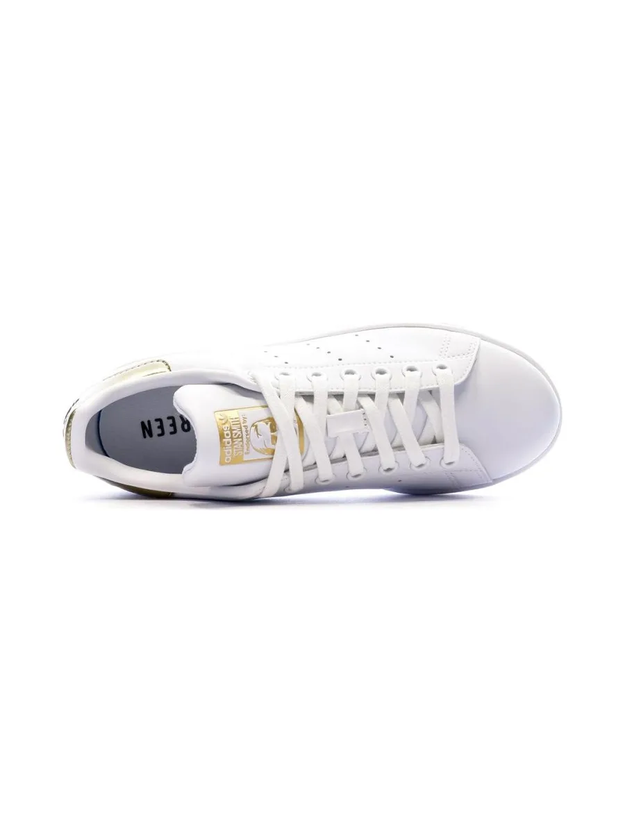 Stan Smith Baskets Blanches /Dorées Femme Adidas 5