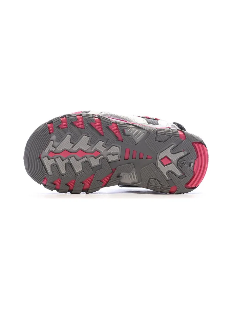 Sandales Grises/Rouges Bébé Kimberfeel Missi 6