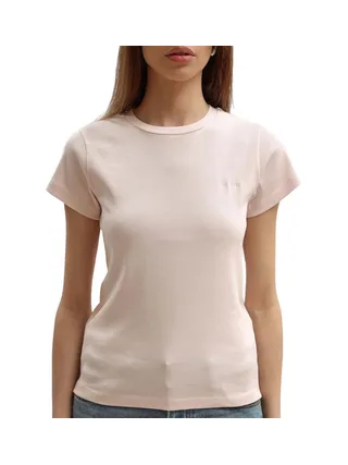 T-Shirt Rose Pale Femme Pepe jeans PL506037 1