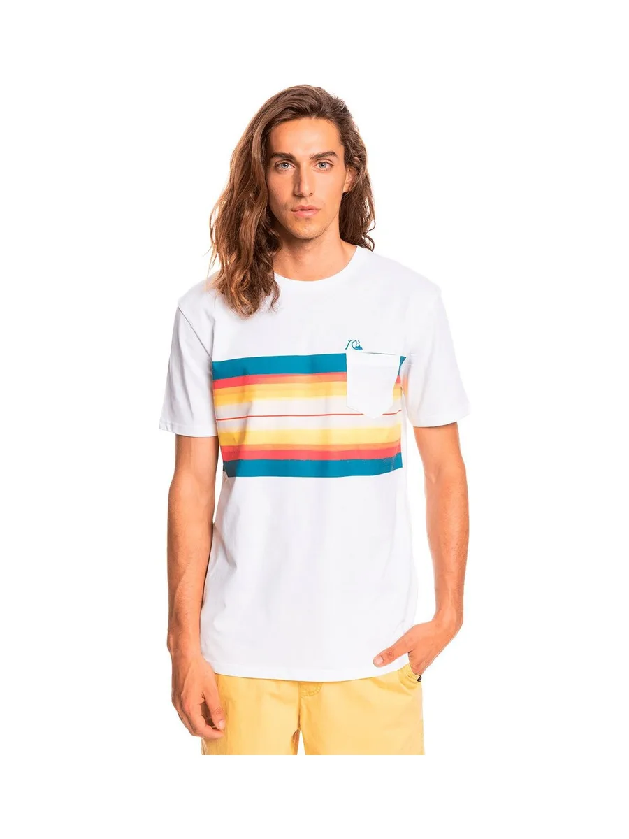 T-shirt QUIKSILVER à poche teintée en résine 6