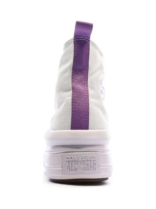 Baskets Blanches/Violettes Femme Converse All Star Move 3