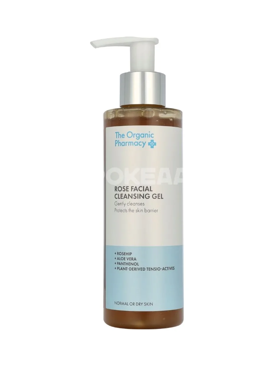 The Organic Pharmacy Rose Facial Cleansing Gel 200ml 2
