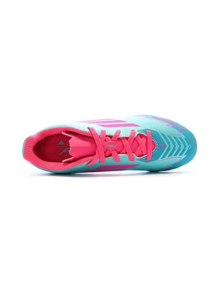 Chaussures de football Turquoises/Roses Enfant Adidas F50 Club 4