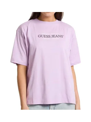 T-Shirt Violet Femme Guess American 1