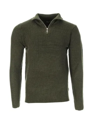 Pull 1/4 Zip Kaki Homme RMS26 Camioneur 1