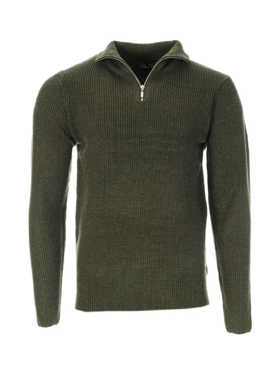 Pull 1/4 Zip Kaki Homme RMS26 Camioneur 2