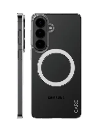 PanzerGlass CARE™ by ® SL1M Case Transparent w. Qi Samsung Galaxy S26+ mobile phone case 1