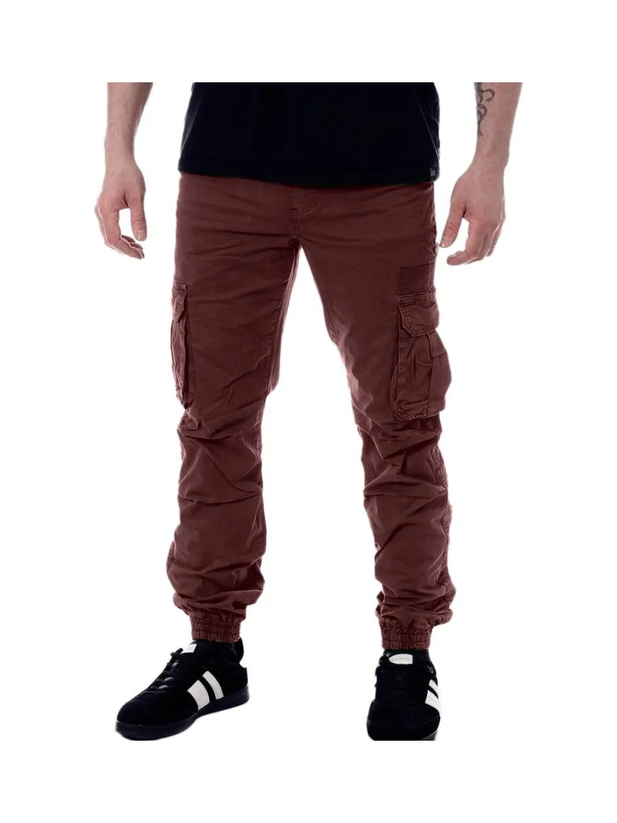 Pantalon Cargo Bordeaux Homme Paname Brothers Carlos 2