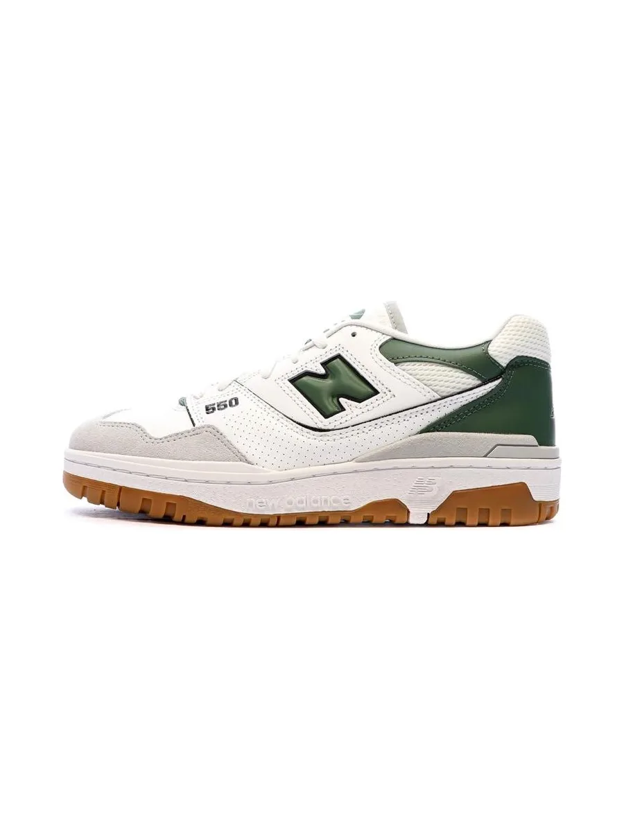 Baskets Blanc/Vert Homme New Balance 550 2