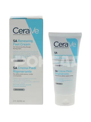 CeraVe SA Renewing Foot Cream 88ml - For Very Dry, Rough, Bumpy Skin 1