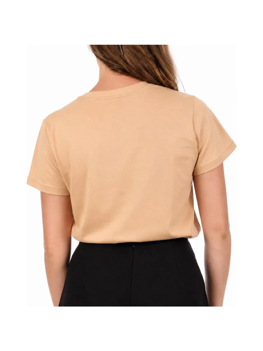 T-Shirt Beige Femme Puma Mif Embroidery 3
