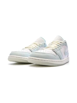 Baskets Bleu Clair/Écru Homme Nike Air Jordan 1 Low 6