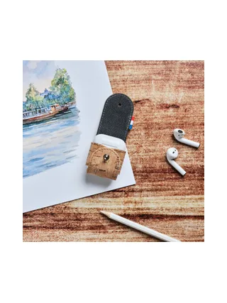 THIB - Étui AirPods 1 & 2 en liège - Naturel 37