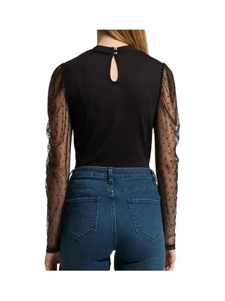 T-Shirt Manches Longues Noir Femme Morgan TSAGE 2