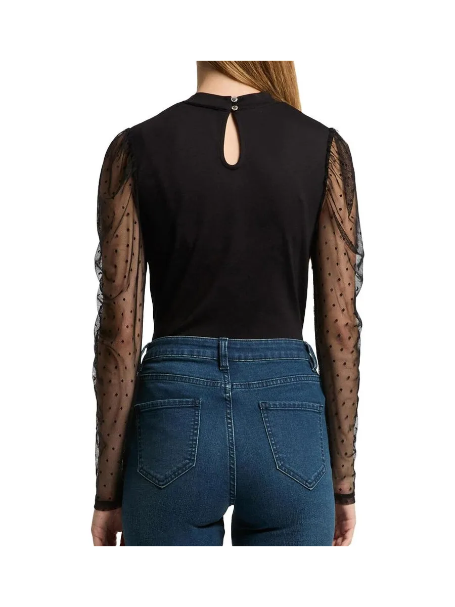 T-Shirt Manches Longues Noir Femme Morgan TSAGE 3