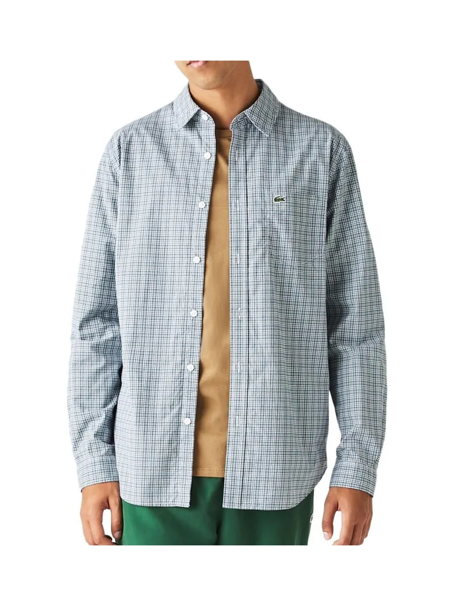 Chemise Noire/Verte Homme Lacoste CH0193 2