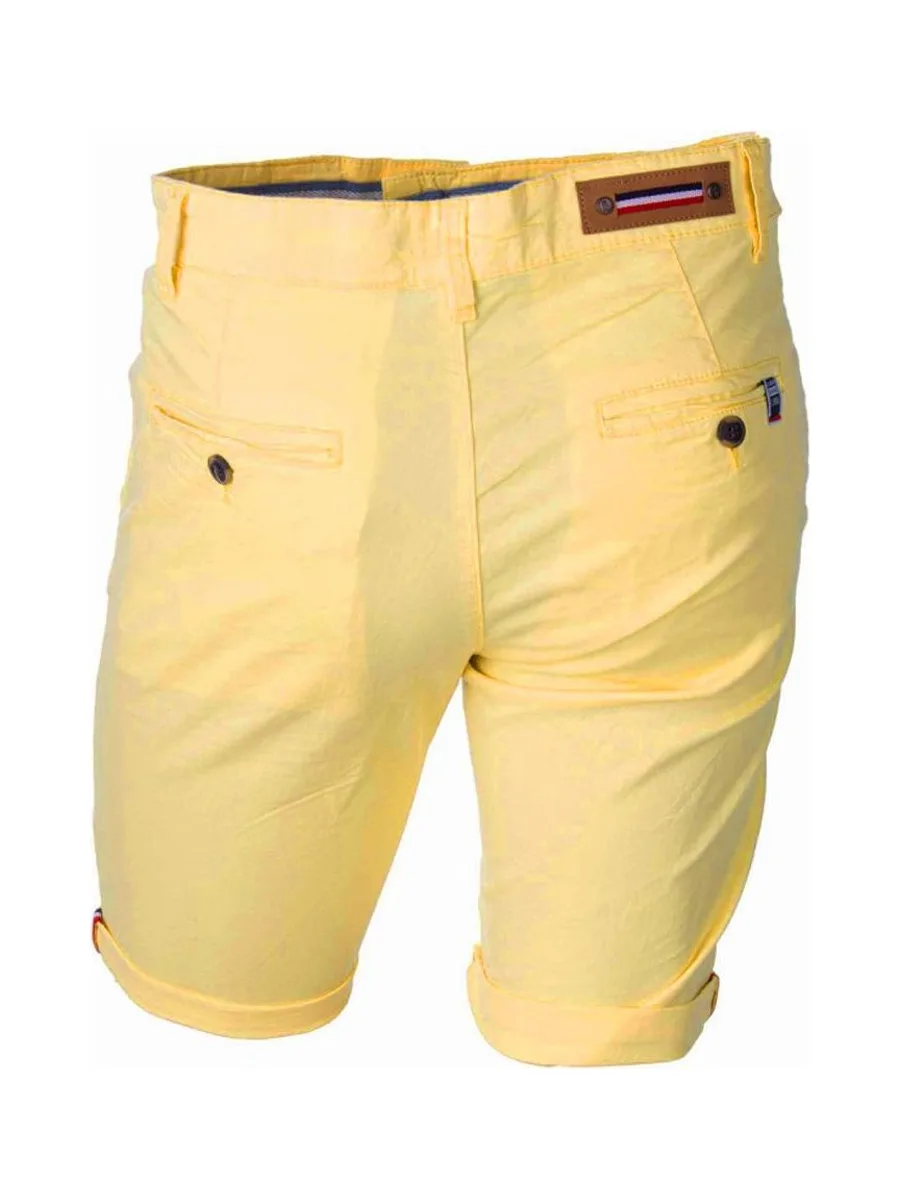 Short Chino Jaune Pale Homme La Maison Blaggio Venili 3