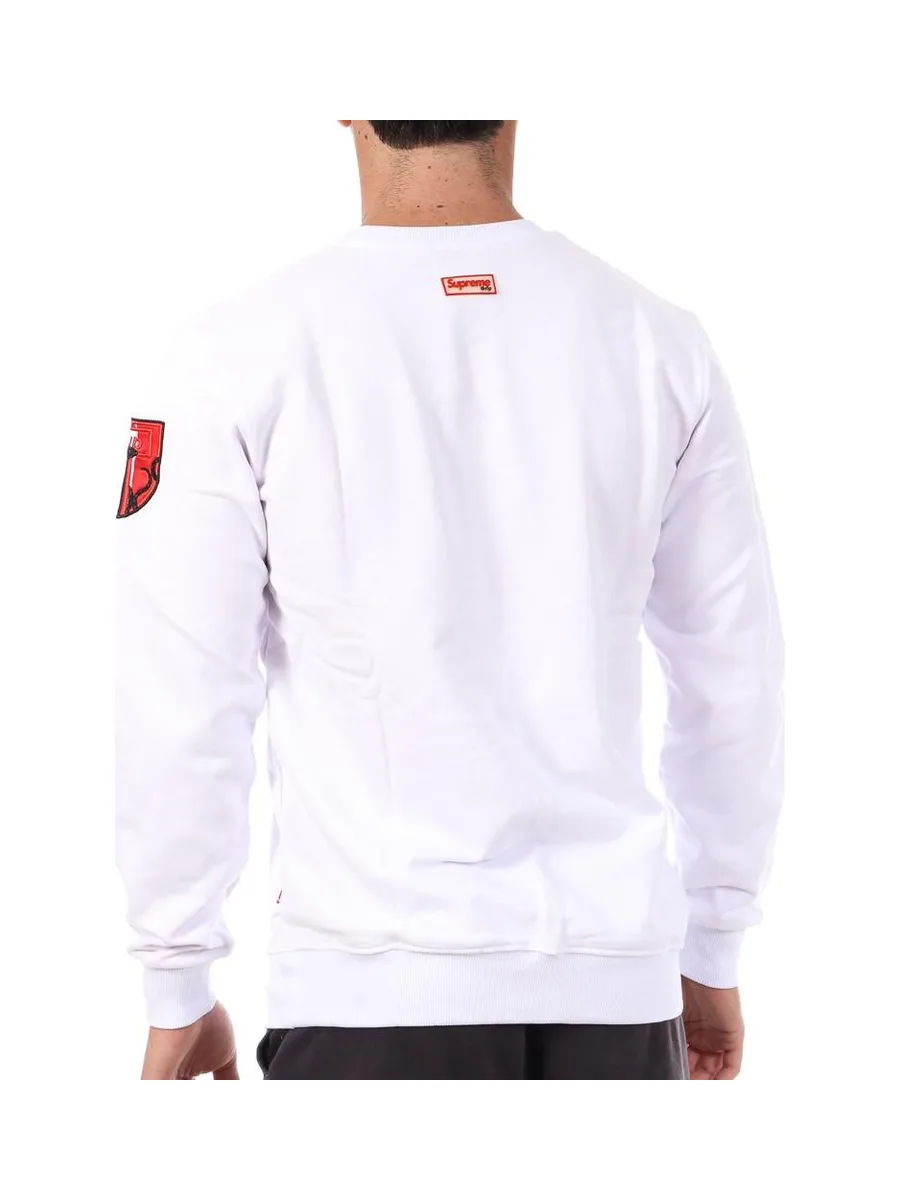 Sweat Blanc Homme Supreme Grip Italy 3