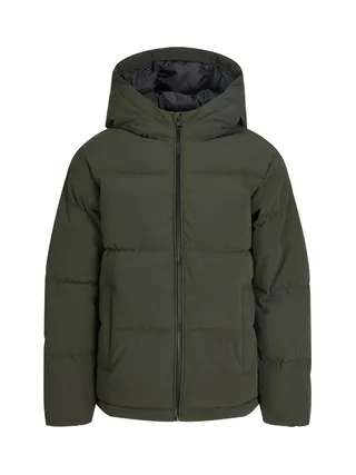 Doudoune à capuche junior kaki Jack & Jones Galaxy Puffer 2