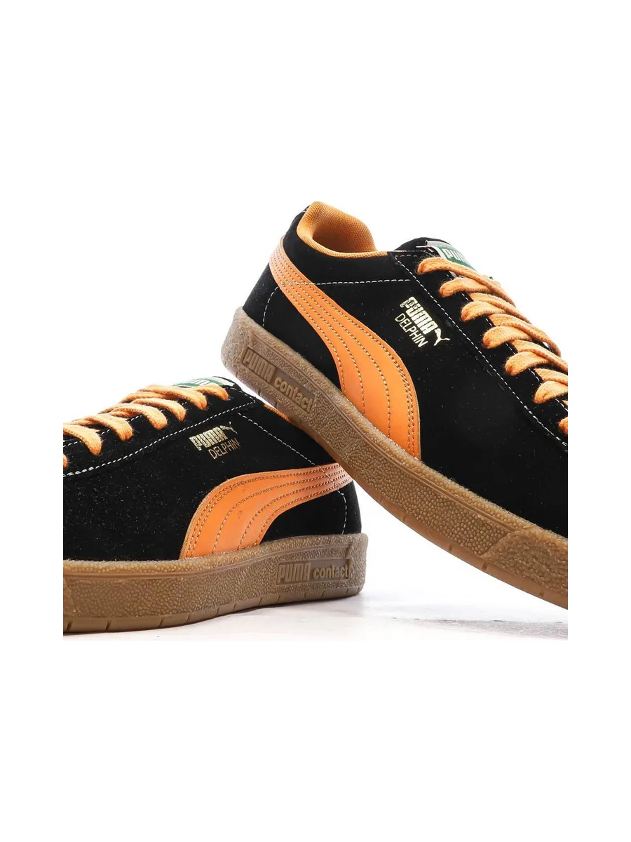 Baskets Noires/Oranges Homme Puma Delphin 8